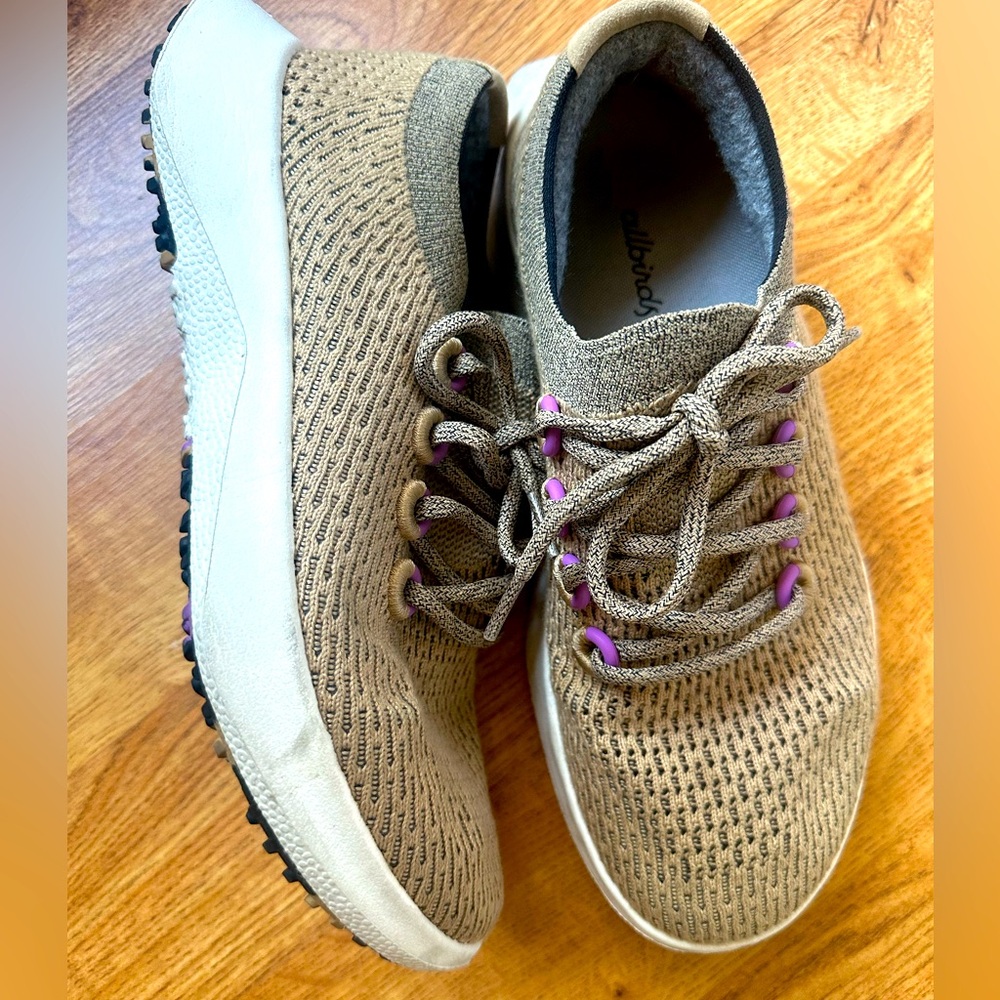 Allbirds TD Tree Dasher Sneakers Brown Mocha Size 8.5